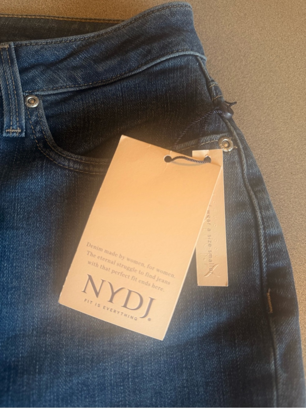 NYDJ Dark Blue Women's Denim Jeans Barbara Bootcut
